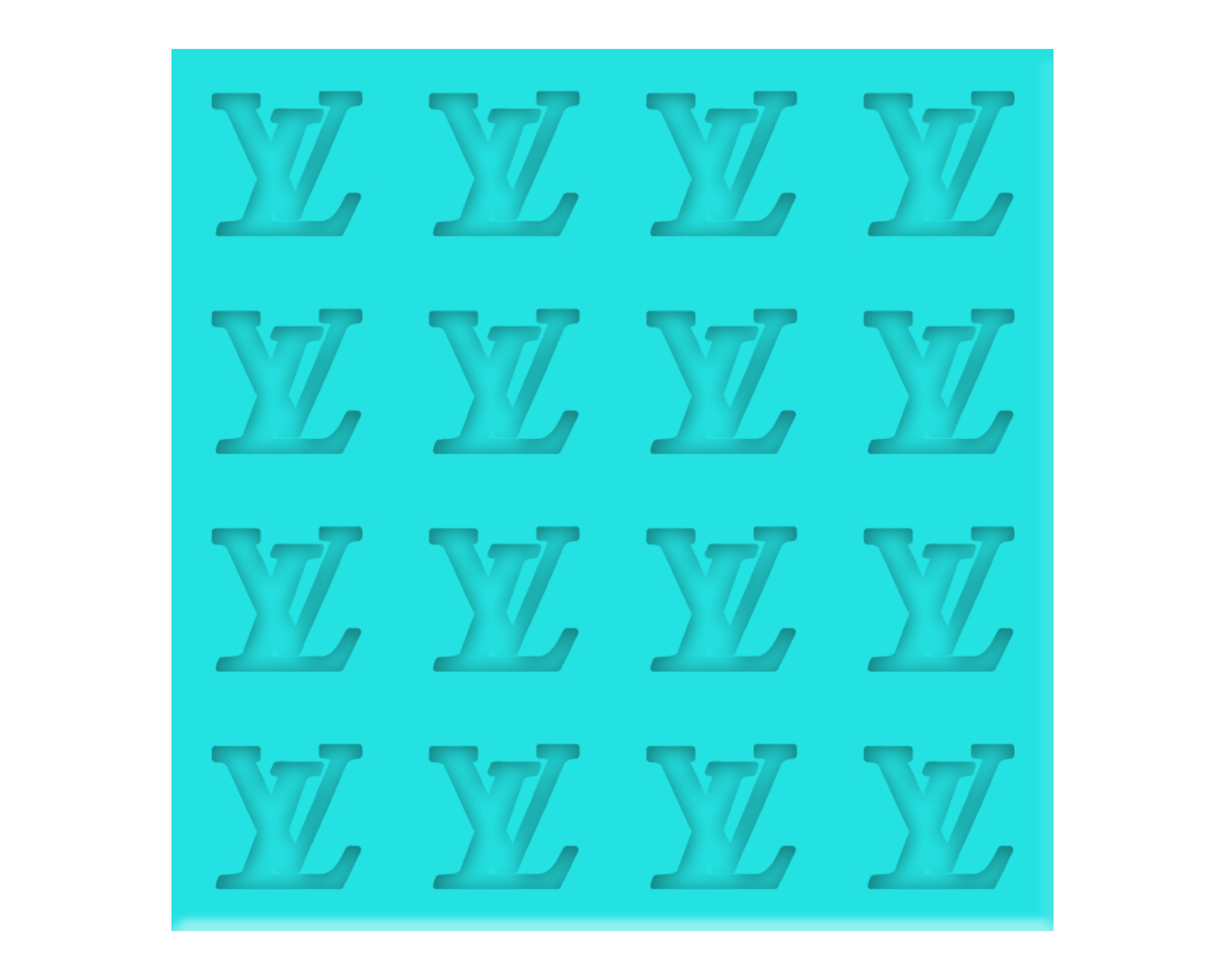 Louis Vuitton Logo Silicone Mold