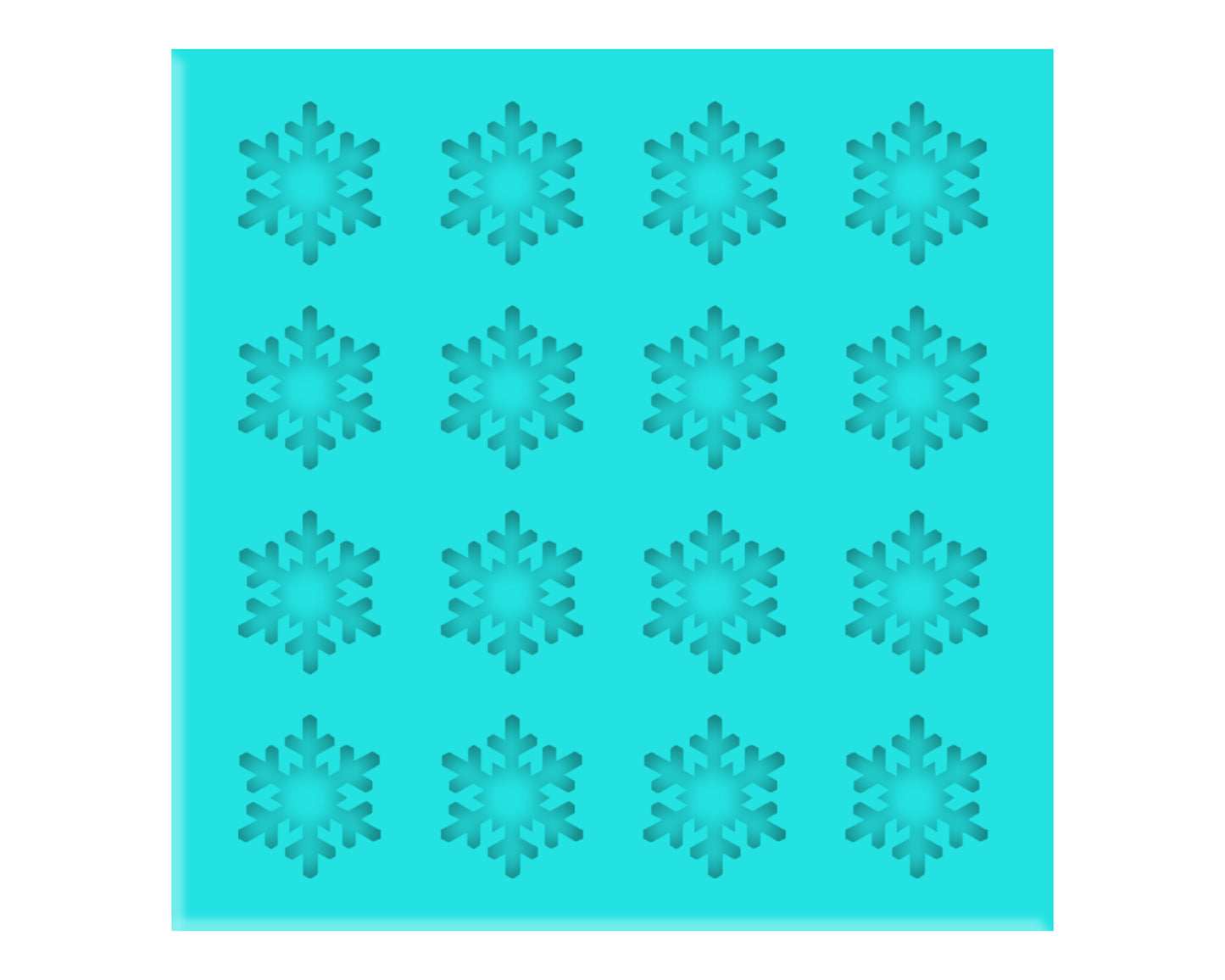 ***SALE*** 5/8" Colored Silicone Snowflake Stud Earring Silicone Mold