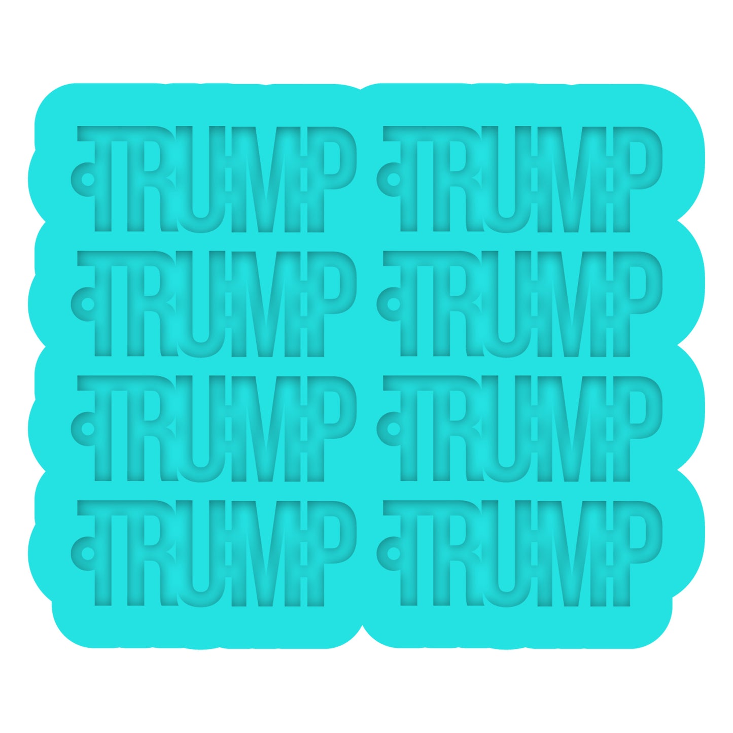 ***SALE*** Colored Silicone Trump Dangle Earring Silicone Mold