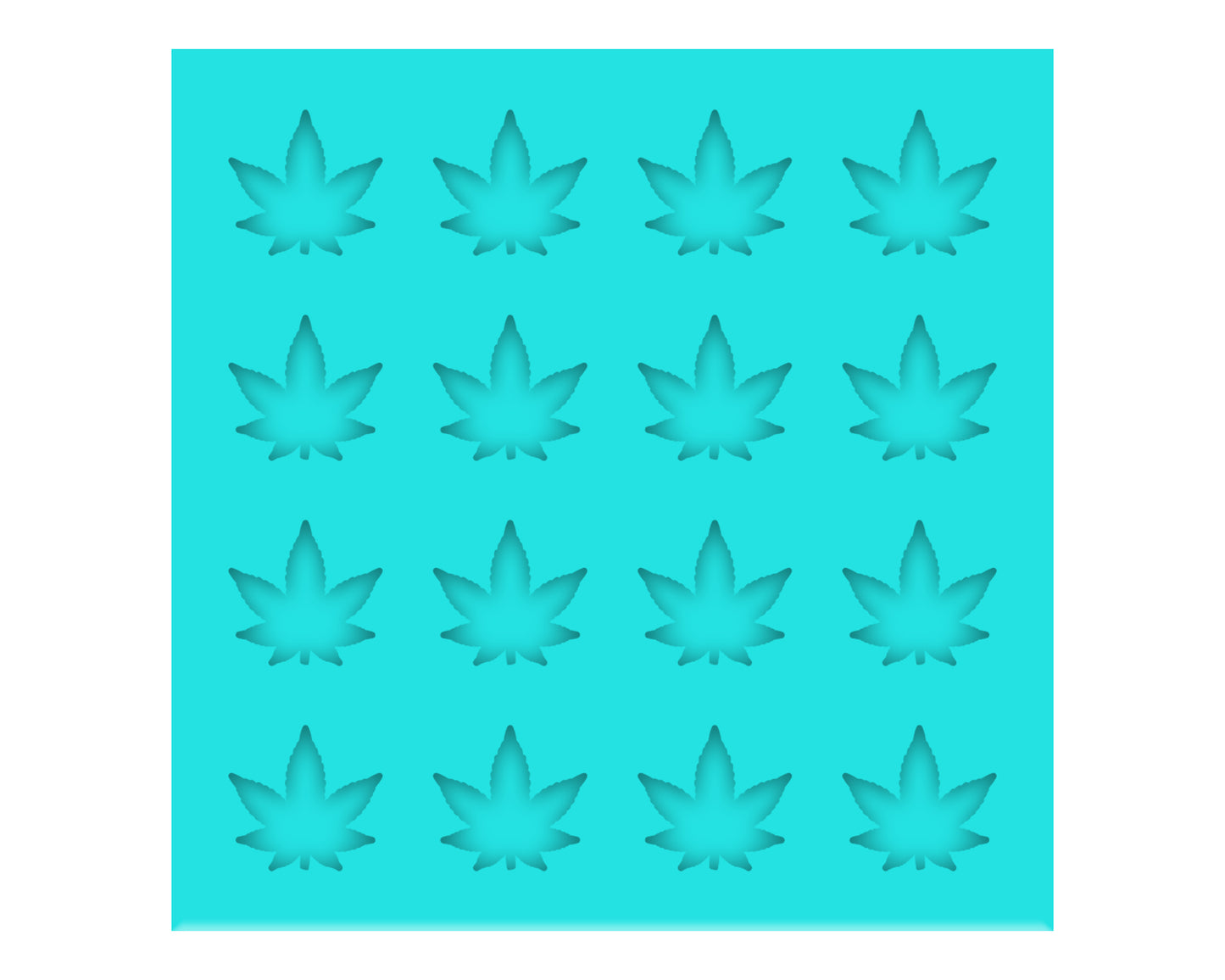 Cannabis Leaf Stud Earring Silicone Mold