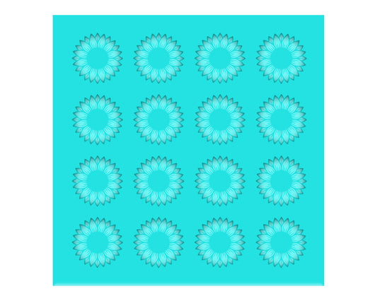 Sunflower Stud Earring Silicone Mold