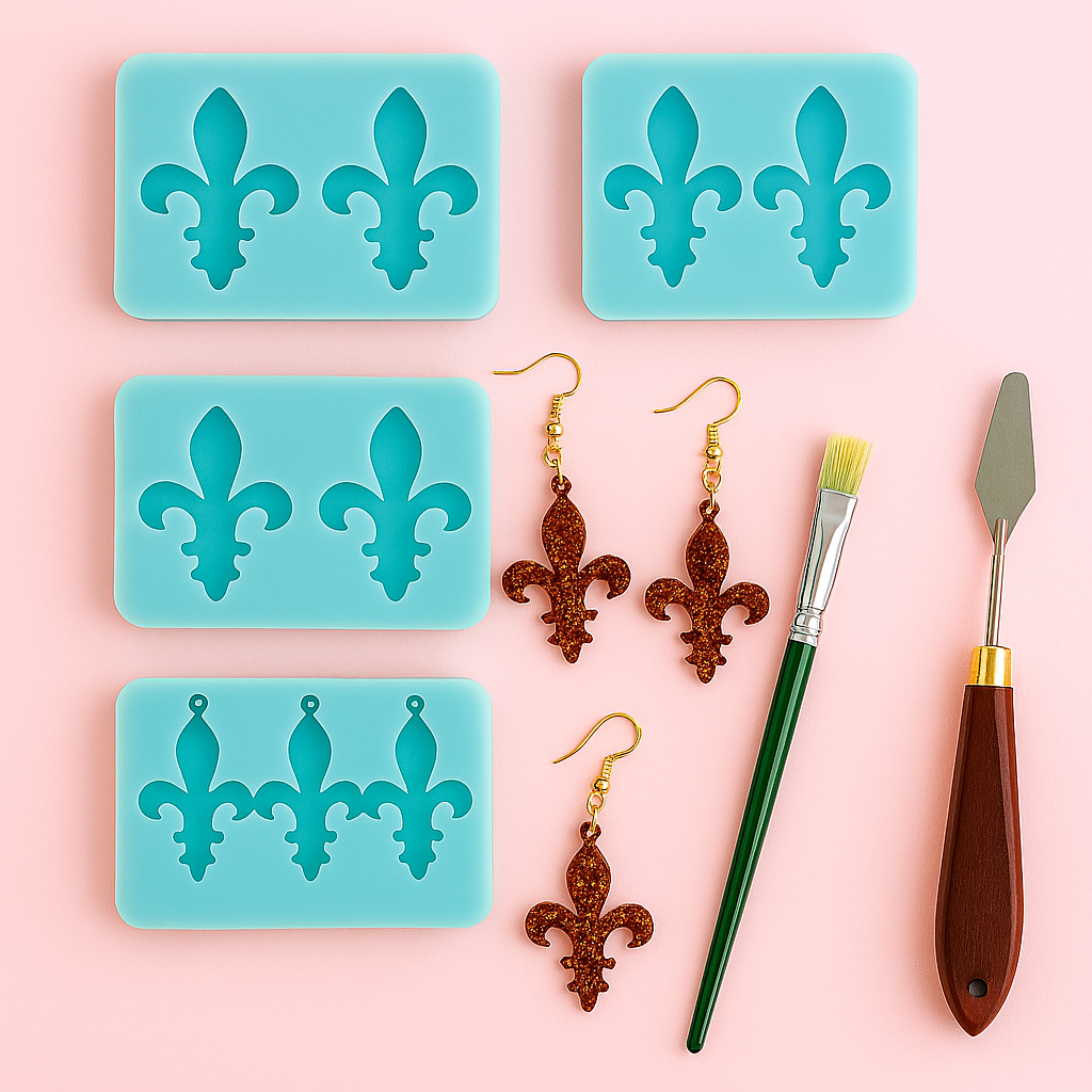 How to Use Silicone Molds for Resin Jewelry | Resin Earring Molds