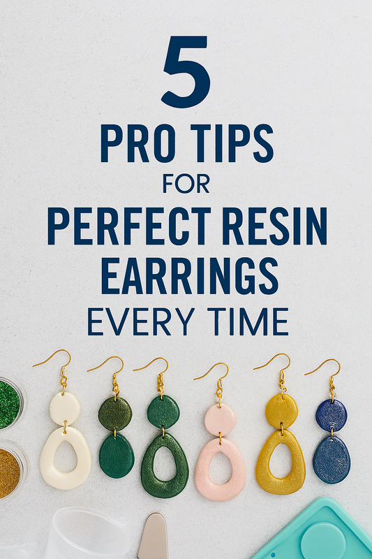 5 Pro Tips for Perfect Resin Earrings Every Time - Resin Earring Molds