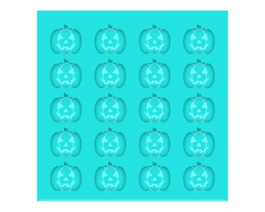 a blue background with a pattern of apples and a rectangle of rectangles