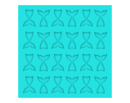 a blue background with a pattern of wavy shapes