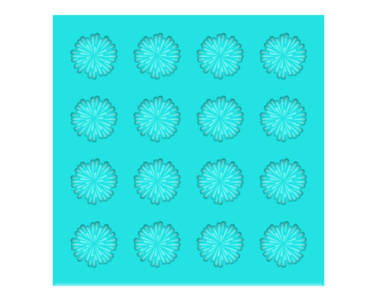 ***SALE*** 5/8" Colored Silicone Fireworks Stud Earring Silicone Mold