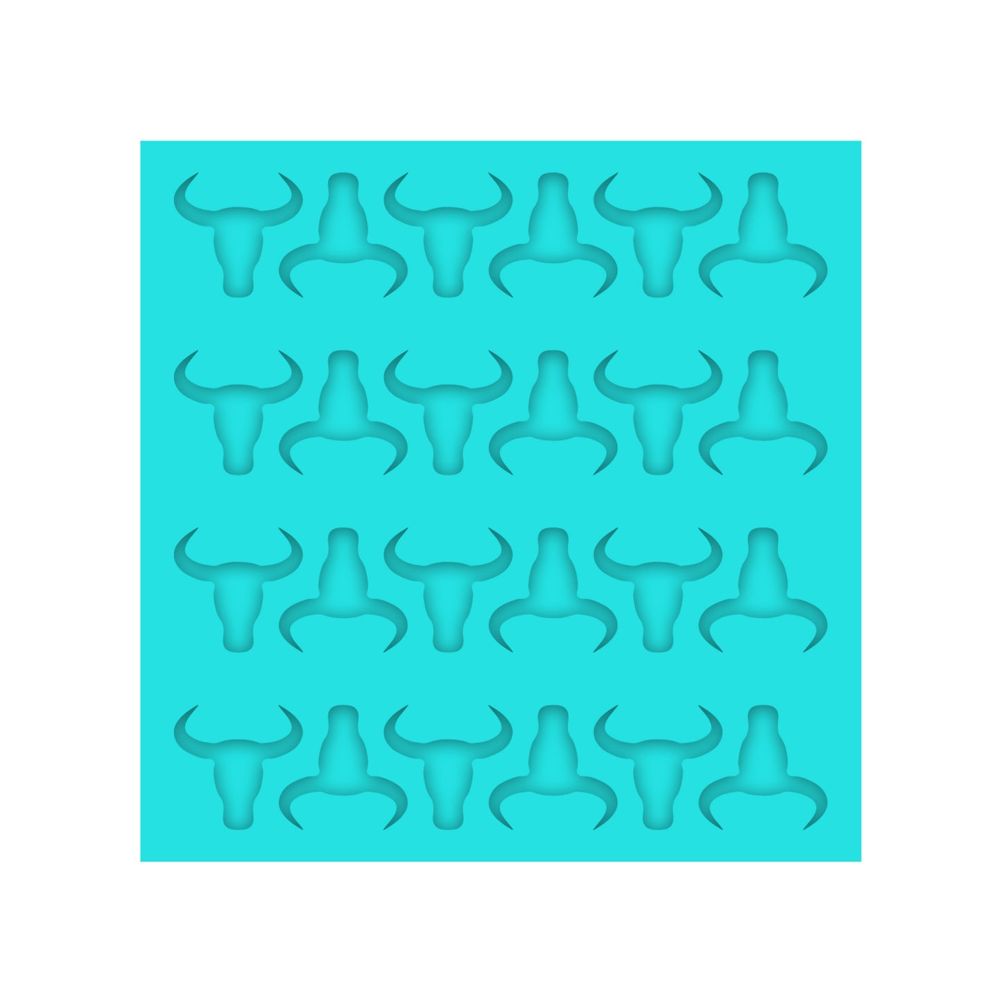 Bull Head Silicone Mold for resin Shaker Bits, Stud Earrings, Flatbacks, charms & Pendants