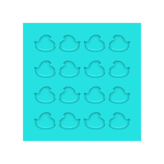 Easter Marshmallow Chick Silicone Mold for Resin Shaker Bits, Stud Earrings, Flatbacks, Charms & Pendants