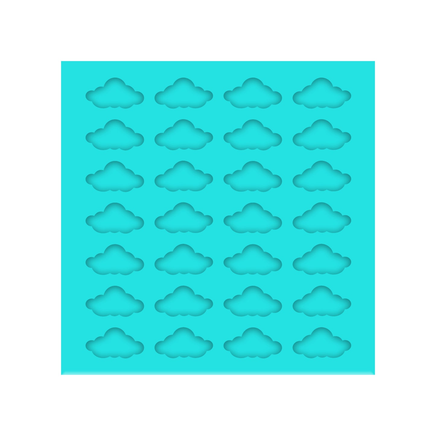 Cloud Silicone Mold for DIY Resin Shaker Bits, Stud Earrings, Charms & Pendants