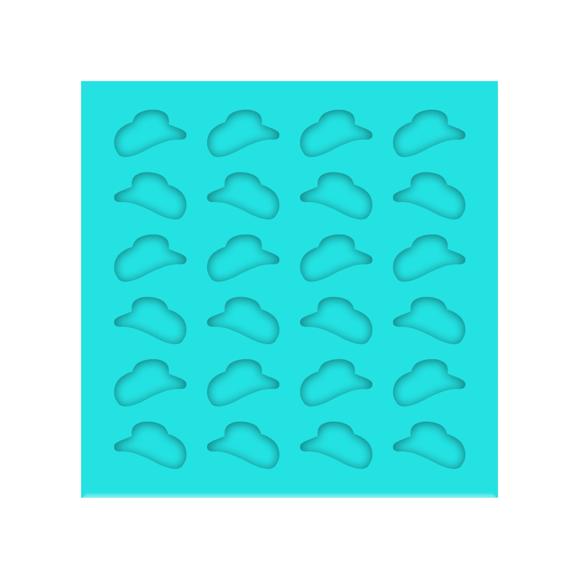 Cowboy Hat Silicone Mold for DIY Resin Shaker Bits, Stud Earrings, Charms & Pendants