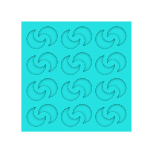 Crescent Moon Silicone Mold for DIY Resin Shaker Bits, Stud Earrings, Charms & Pendants