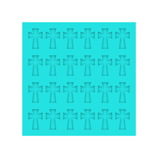 Christian Cross Silicone Mold for Easter Resin Shaker Bits, Stud Earrings, Flatbacks, Charms & Pendants