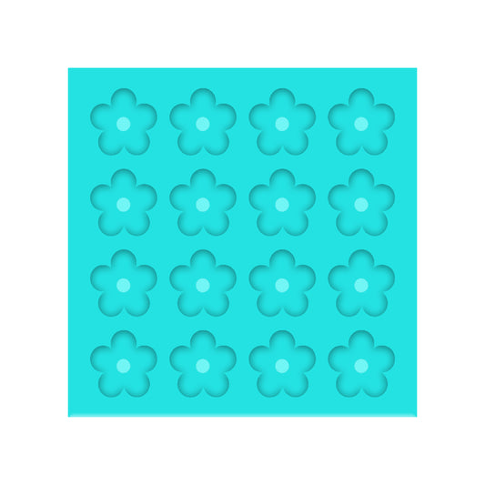 Daisy Silicone Mold for Resin Shaker Bits, Stud Earrings, Flatbacks, Charms & Pendants