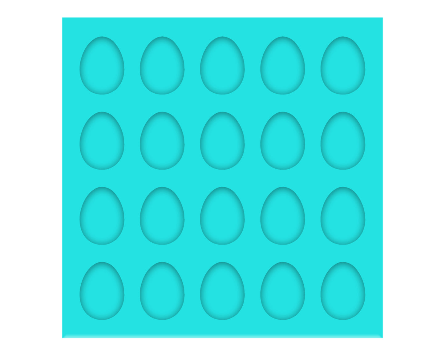 ***SALE*** 5/8" Colored Silicone Easter Egg Stud Earring Silicone Mold