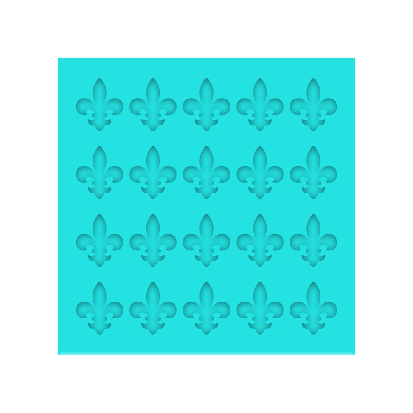 Fleur De Lis Silicone Mold for Resin Shaker Bits, Stud Earrings, Flatbacks, Charms & Pendants