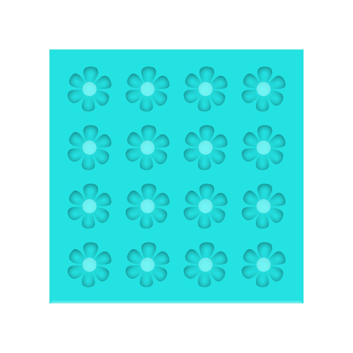 Flower Silicone Mold for Resin Shaker Bits, Stud Earrings, Flatbacks, Charms & Pendants