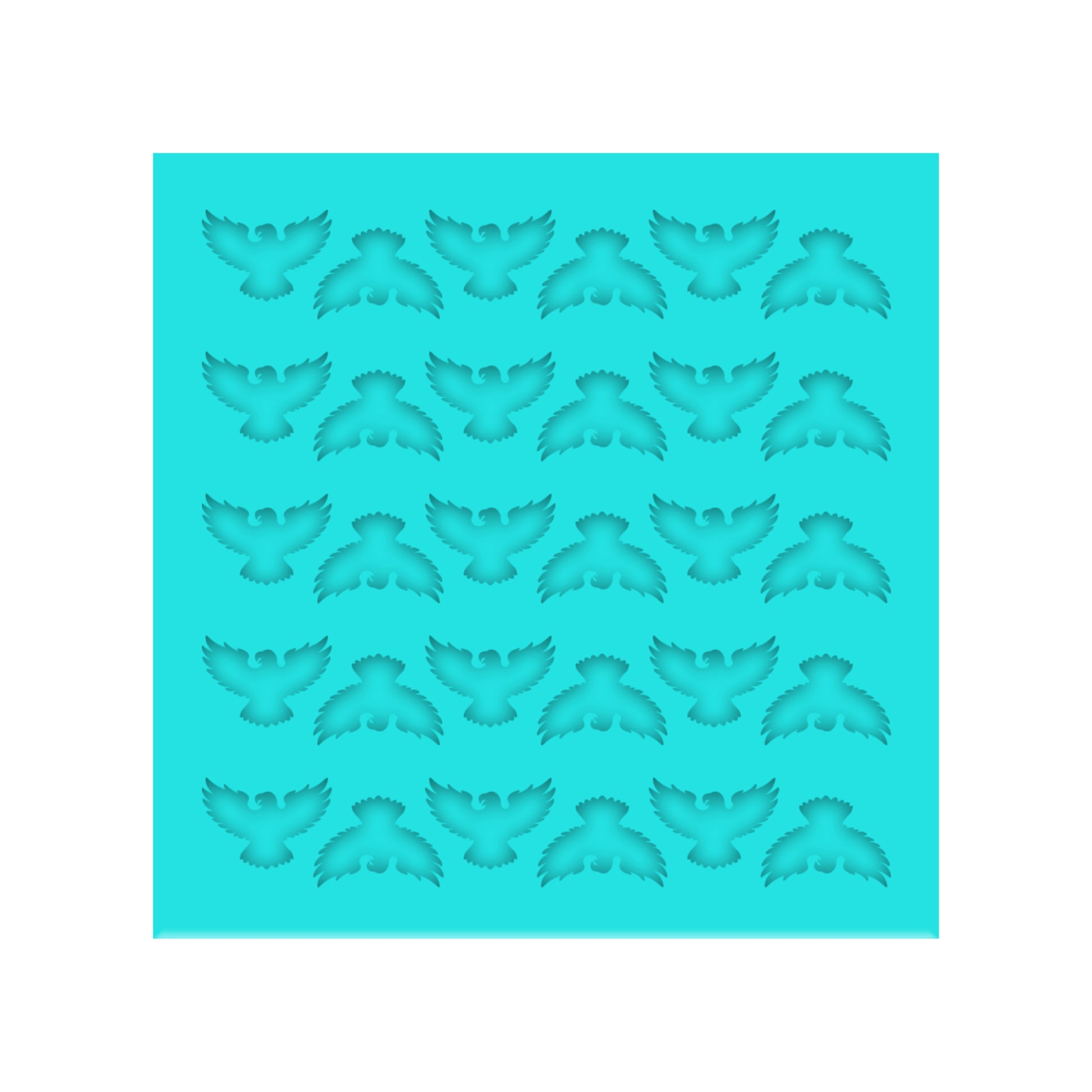 Eagle Silicone Mold for Resin Shaker Bits, Stud Earrings, Flatbacks, Charms & Pendants