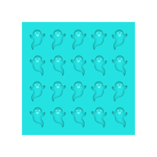 Ghost Silicone Mold for Resin Halloween Stud Earrings, Shaker Bits, Charms & Pendants.