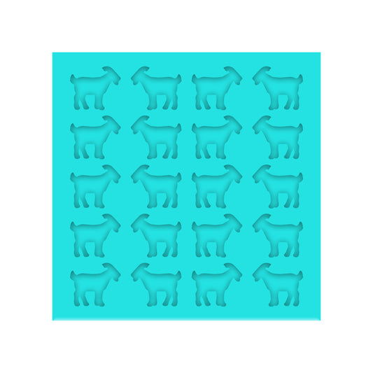 Goat Silicone Mold for Resin Shaker Bits, Stud Earrings, Flatbacks, Charms & Pendants