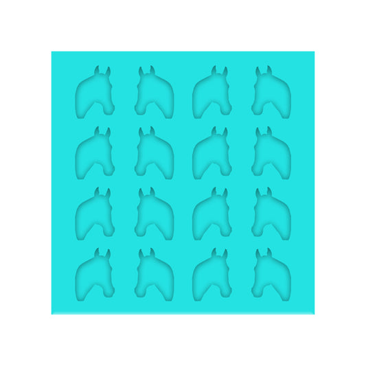 Horse Head Silicone Mold for Resin Shaker Bits, Stud Earrings, Flatbacks, Charms & Pendants