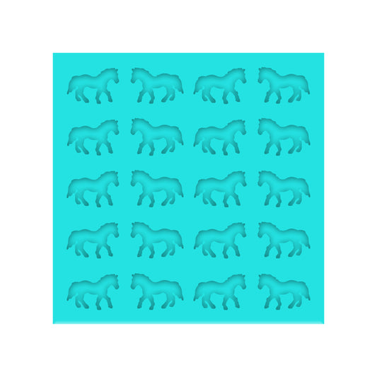 Horse Silicone Mold for Resin Shaker Bits, Stud Earrings, Flatbacks, Charms & Pendants