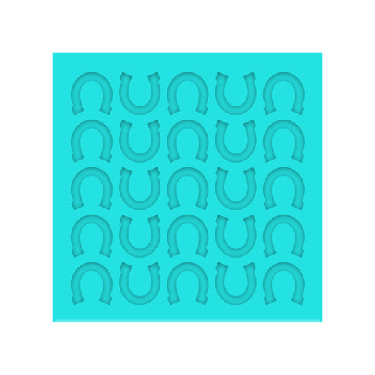 St. Patrick's Day Horseshoe Silicone Mold for Resin Shaker Bits, Stud Earrings, Flatbacks, Charms & Pendants