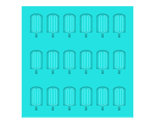 ***SALE*** 1/2" Colored Silicone Ice Cream Popsicle Shaker Bits or Stud Earring Silicone Mold