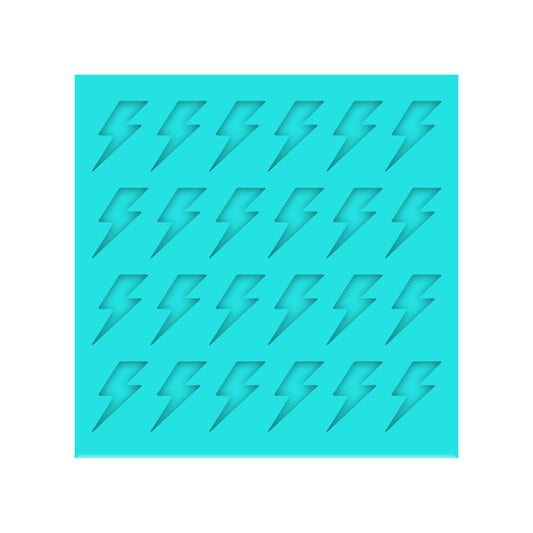 Lightning Bolt Silicone Mold for DIY Resin Shaker Bits, Stud Earrings, Charms & Pendants