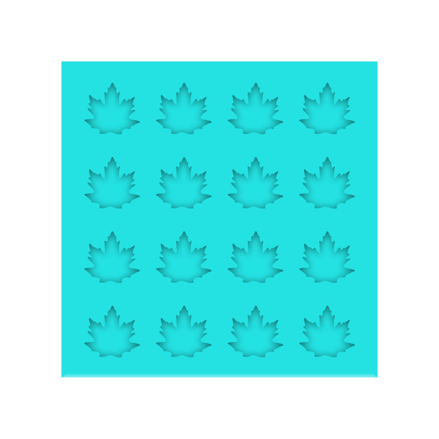 Fall & Thanksgiving Maple Leaf Silicone Mold for Creating Resin Shaker Bits, Stud Earrings, flatbacks, Charms & Pendants