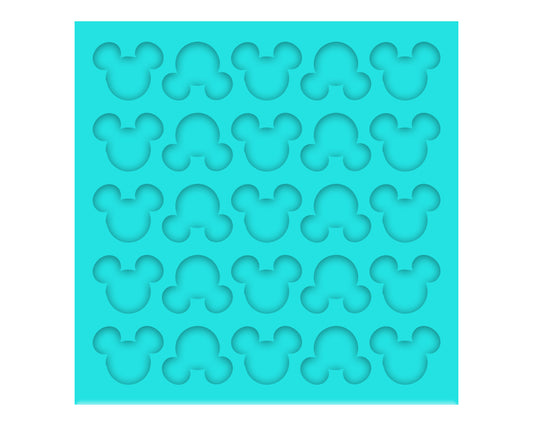 ***SALE*** 1/2" Colored Silicone Mouse Head Shaker Bits or Stud Earring Silicone Mold