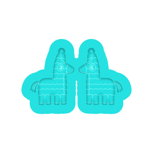 Cinco De Mayo Pinata Dangle Earring Silicone Mold for Resin Jewelry Artists