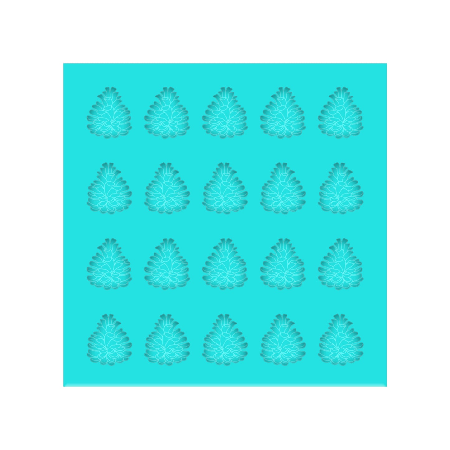 Pinecone Silicone Mold for Resin Shaker Bits, Stud Earrings, Flatbacks, Charms & Pendants