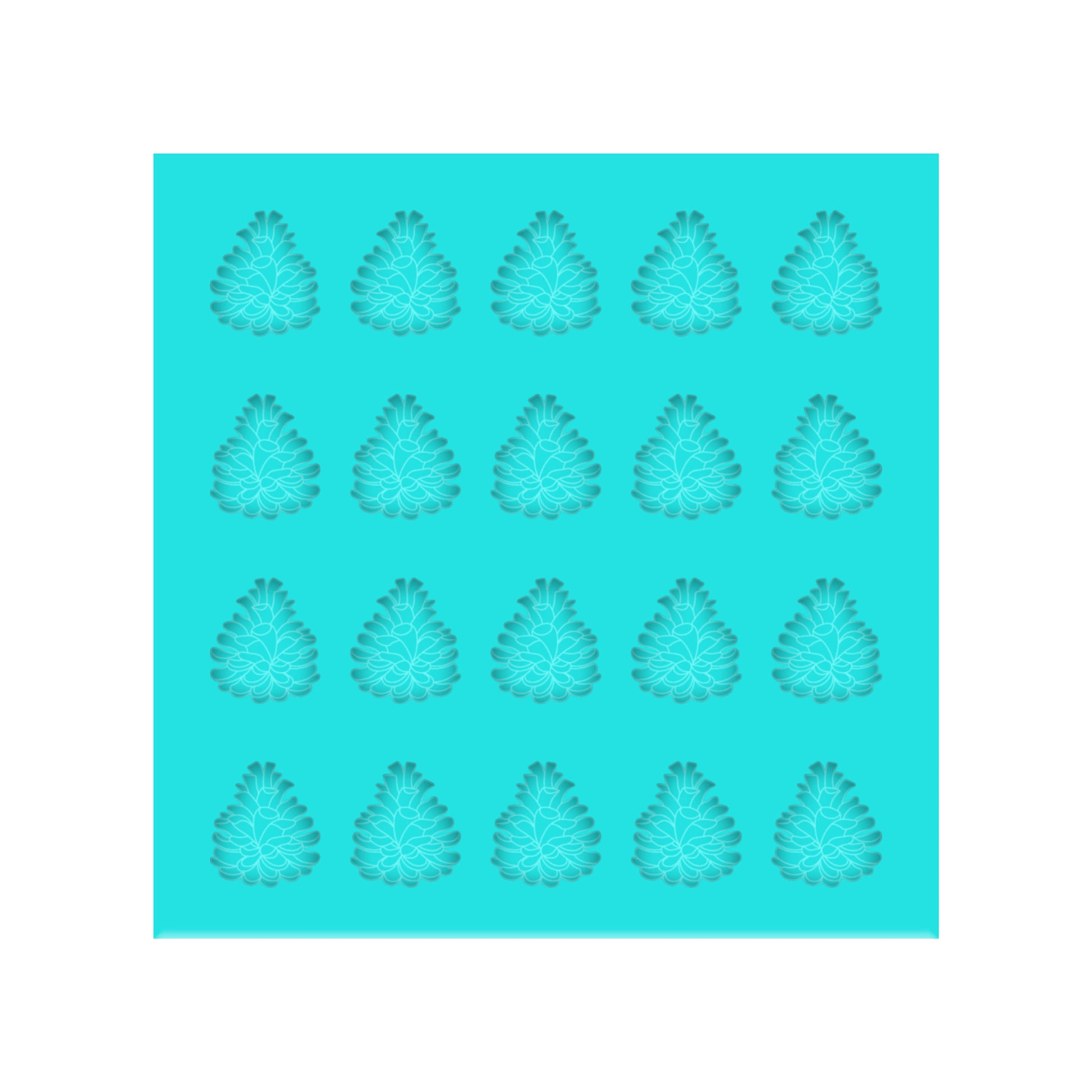 Pinecone Silicone Mold for Resin Shaker Bits, Stud Earrings, Flatbacks, Charms & Pendants