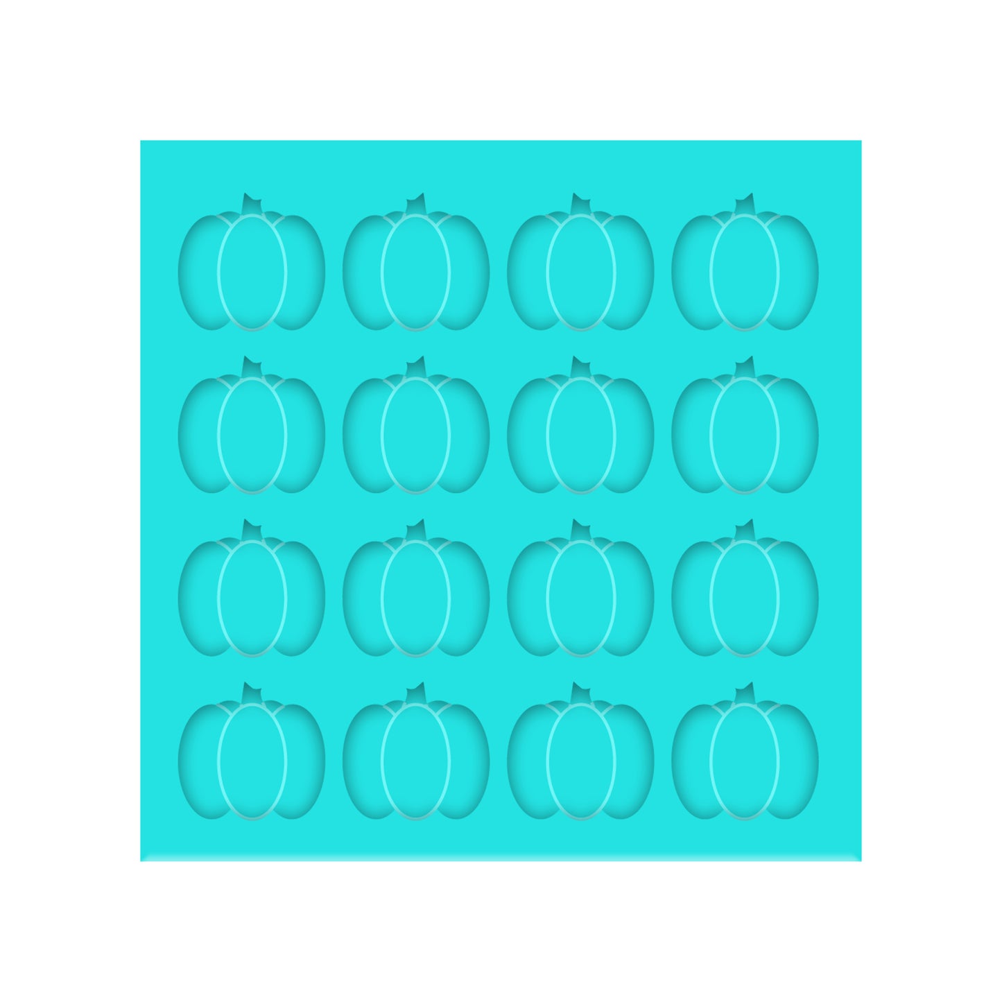 Fall & Thanksgiving Pumpkin Silicone Mold for Creating Resin Shaker Bits, Stud Earrings, Flatbacks, Charms & Pendants