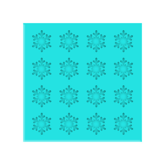 Snowflake Silicone Mold for Resin Shaker Bits, Stud Earrings, Flatbacks, Charms & Pendants