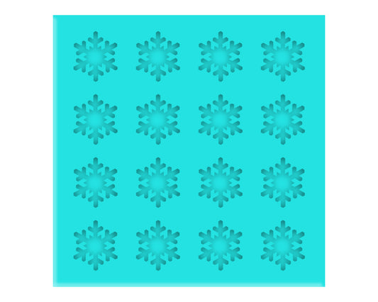 ***SALE*** 5/8" Colored Silicone Snowflake Stud Earring Silicone Mold