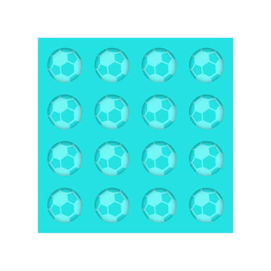 Soccer Ball Silicone Mold for Resin Shaker Bits, Stud Earrings, Flatbacks, Charms & Pendants