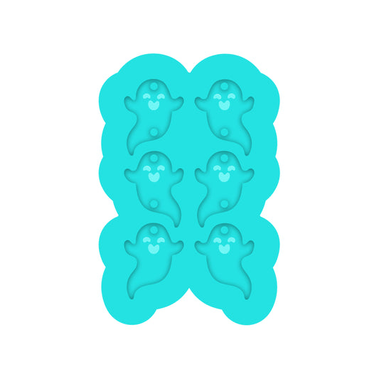 Halloween Ghost Dangle Earring Silicone Mold for Resin Jewelry Atists