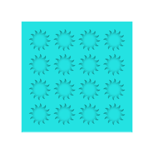 Sun Silicone Mold for DIY Resin Shaker Bits, Stud Earrings, Charms & Pendants