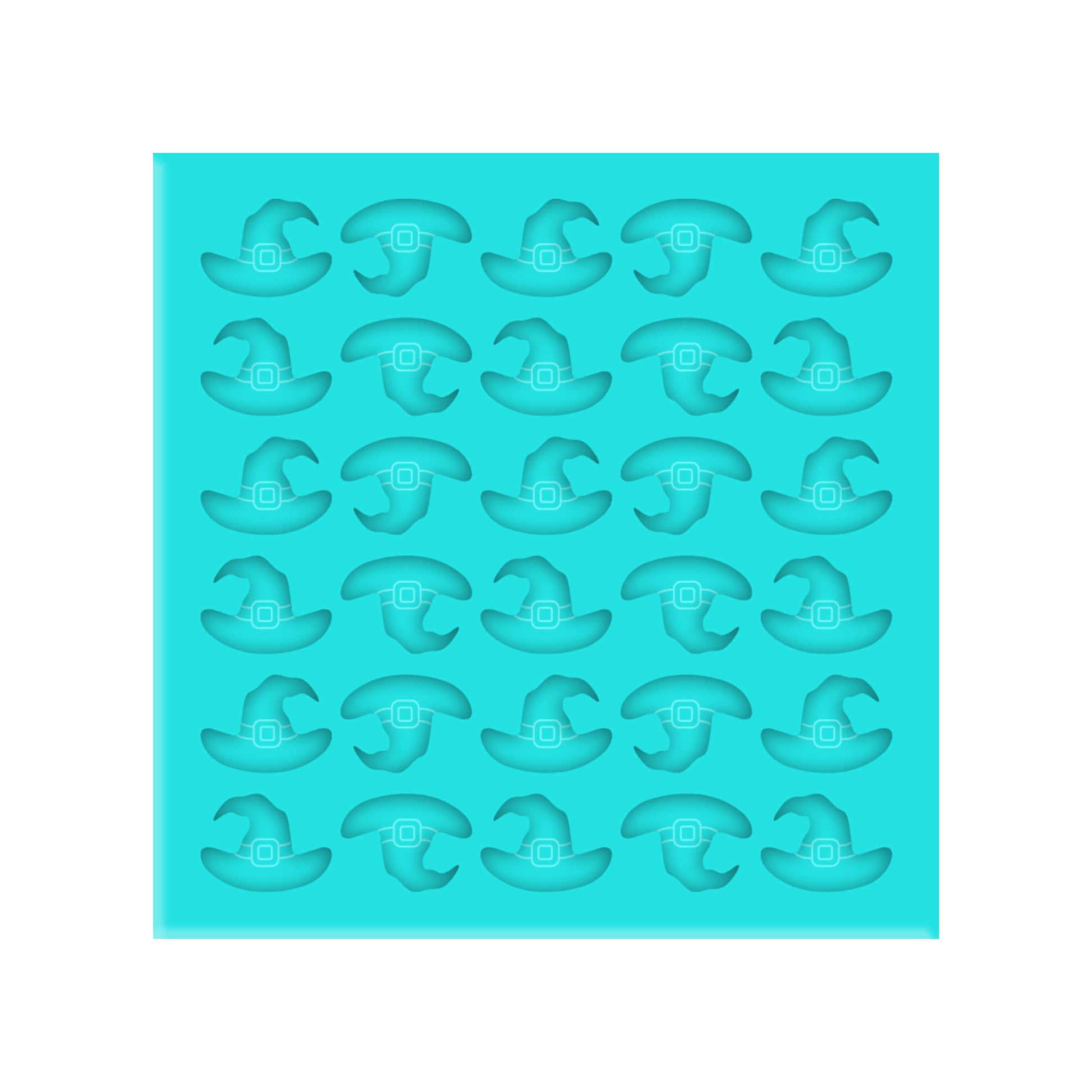 Witch Hat Silicone Mold for Resin Halloween Stud Earrings, Shaker Bits, Charms & Pendants.