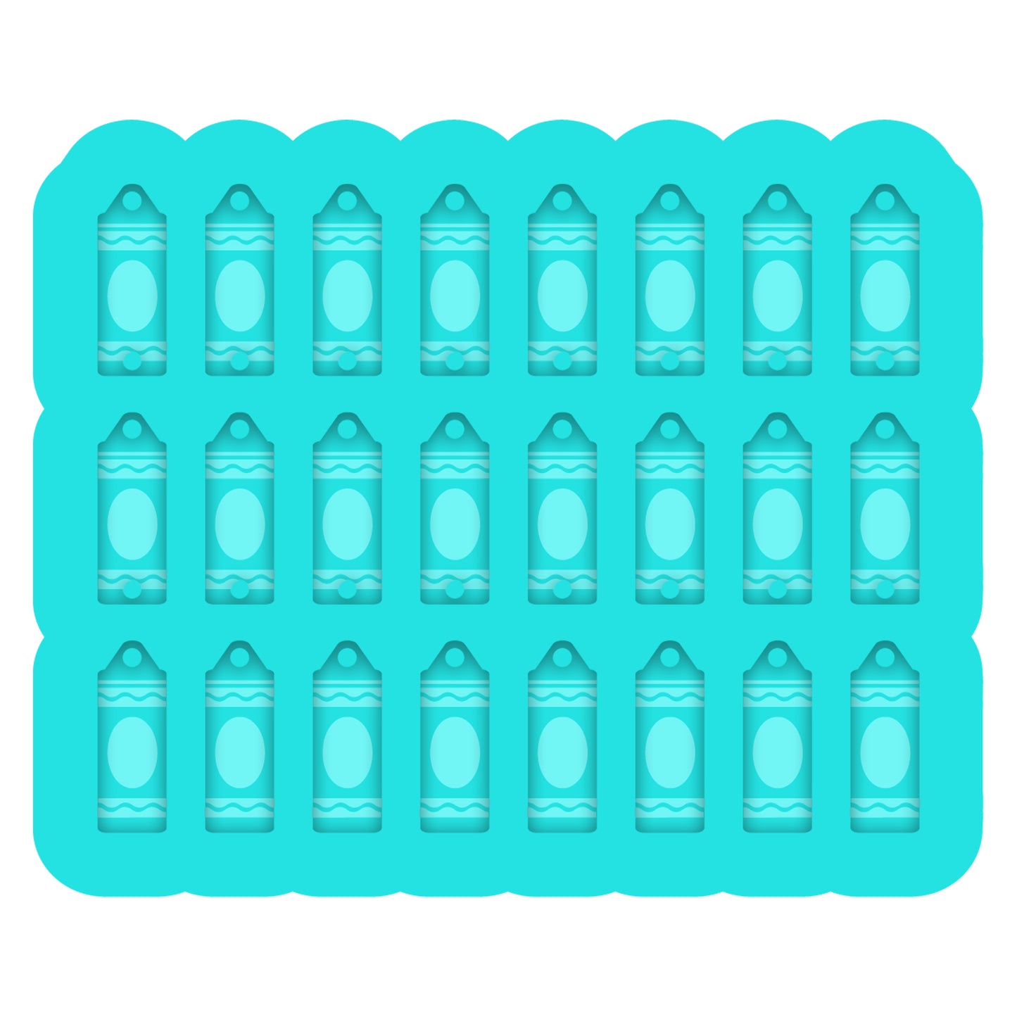 a large ice tray filled with lots of bottles