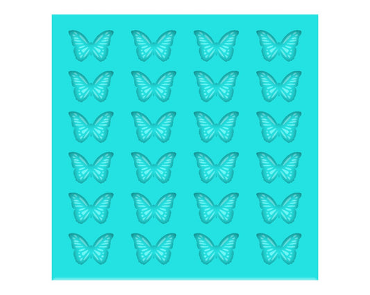 ***SALE*** 1/2" Colored Silicone Butterfly Shaker Bits or Stud Earring Silicone Mold