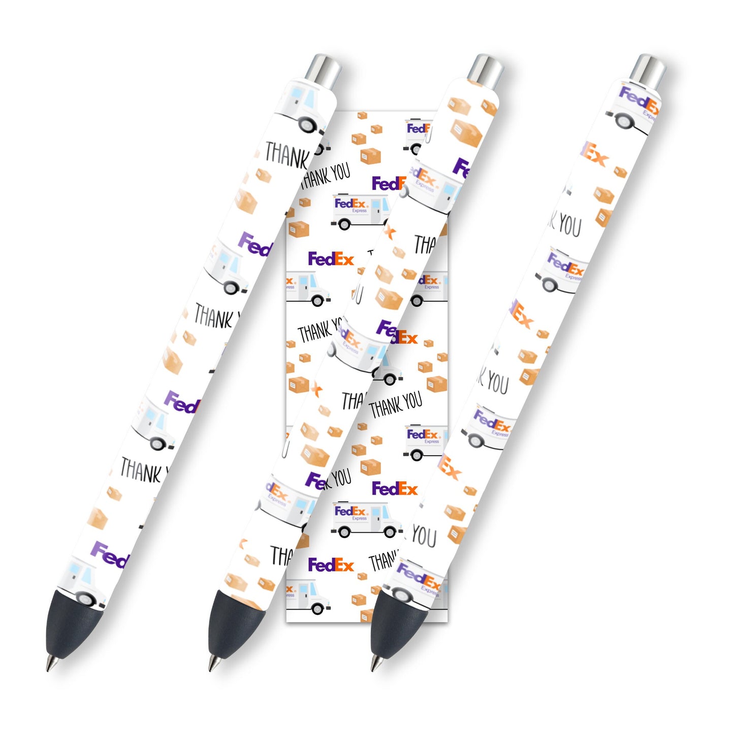 Mail Delivery Service Epoxy Pen Wrap Bundle, Ink Joy Gel Pen Design, Instant Digital Download JPEG and PNG Files,