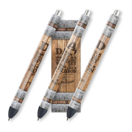 Dad Glitter Pen Wraps | Pen Wraps for Men | Whiskey Barrel Waterslide Glitter Pen Design | Instant Digital Download Files | JPEG | PNG