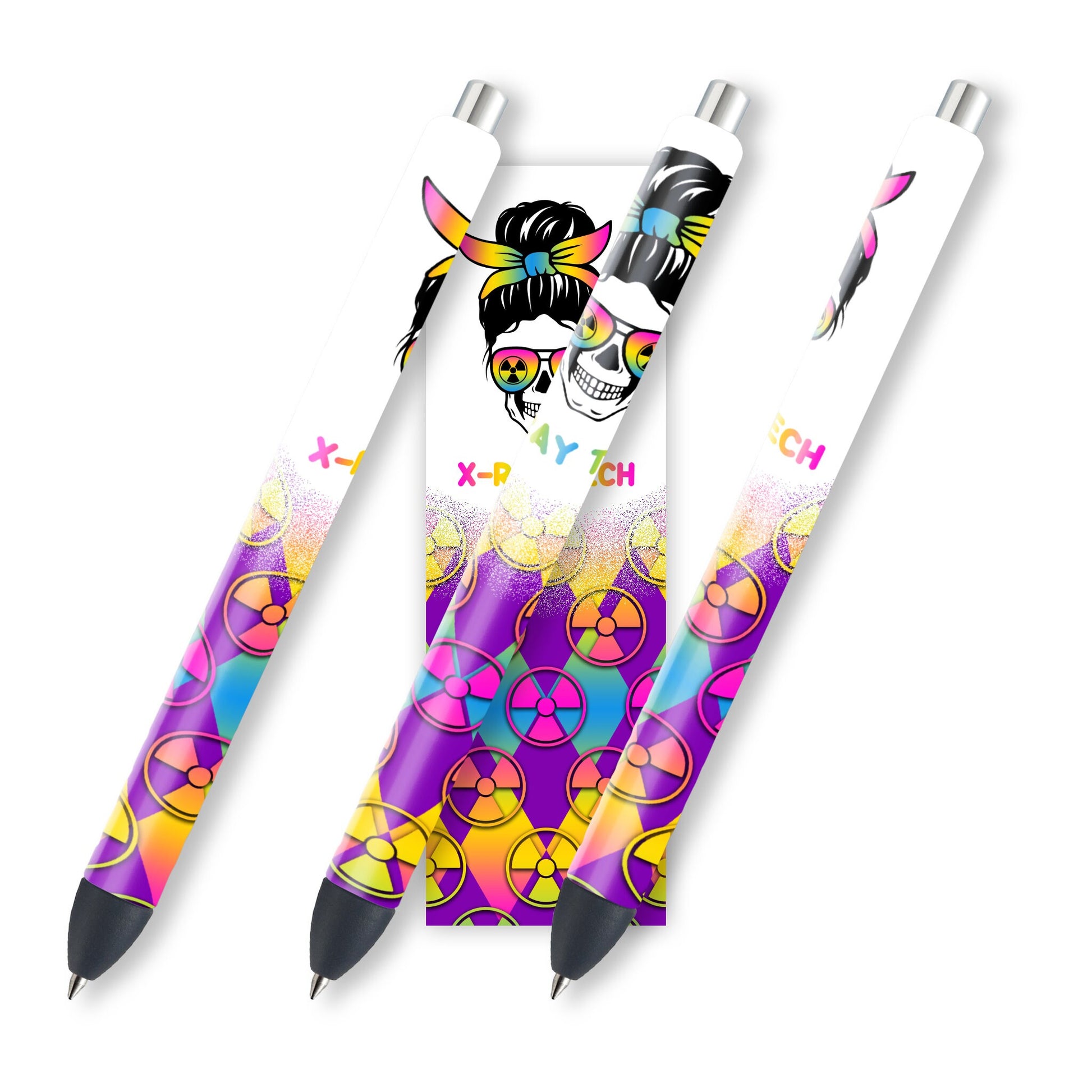 Xray Tech Pen Wrap | Medical Glitter Pen Wrap Design | Waterslide Pen Design | Instant Digital Download Files | JPEG | PNG