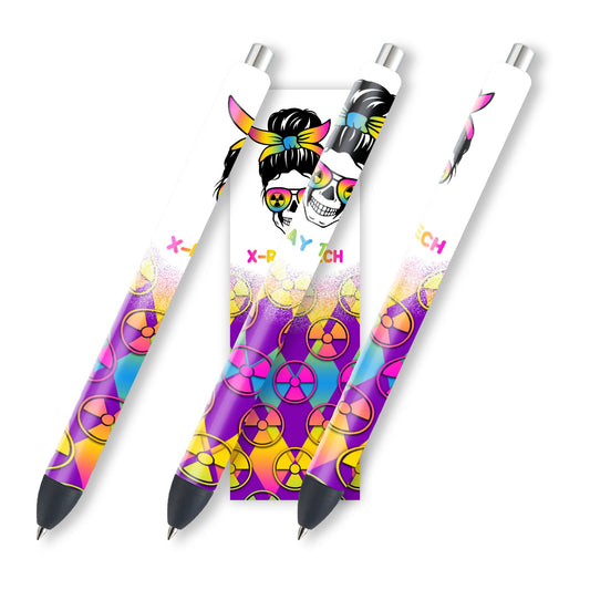 Xray Tech Pen Wrap | Medical Glitter Pen Wrap Design | Waterslide Pen Design | Instant Digital Download Files | JPEG | PNG