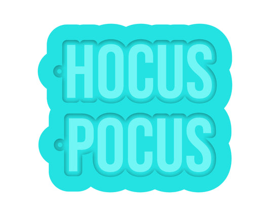 Halloween Hocus Pocus Word Dangle Earring Silicone Mold
